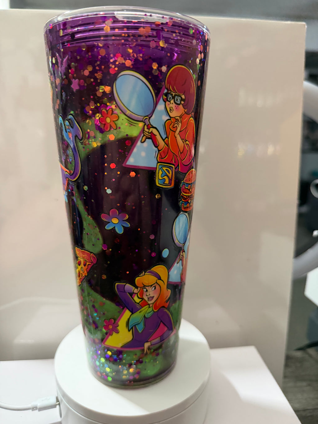 Zoinks! - Acrylic 24oz - Scooby doo purple and neon green duel lava