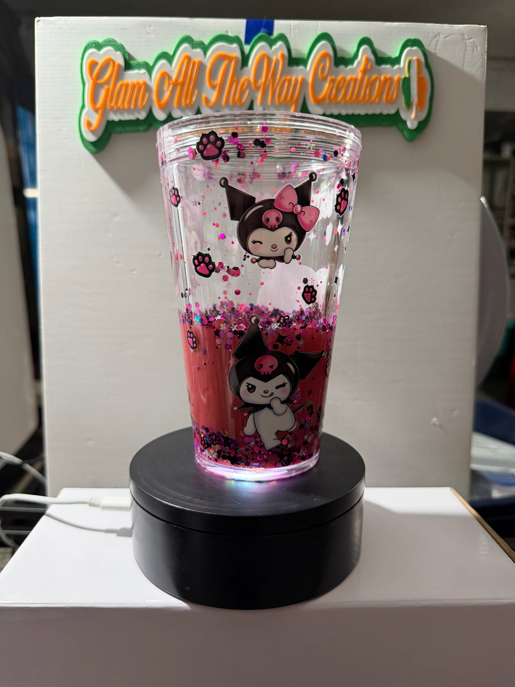 16OZ TAPERED - PINK MY MELODY LAVA - WITH DECO LID