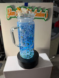 20OZ ACRYLIC HANDLED -  SLOW DUEL LAVA - PIKACHU BUBBLE BATH - DECO LID