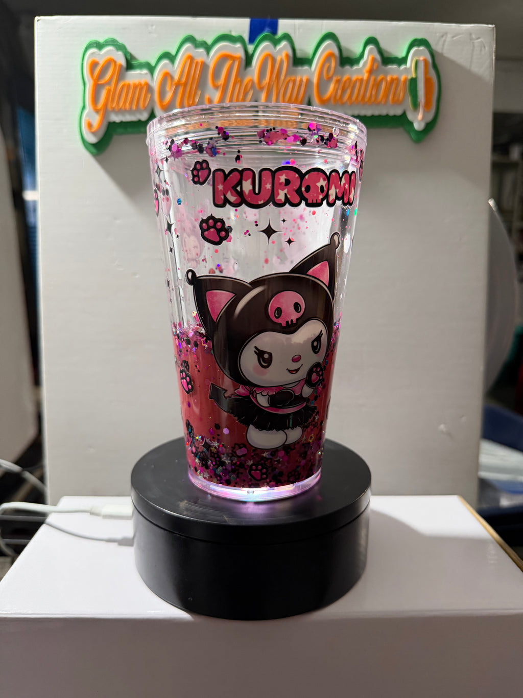 16OZ TAPERED - PINK MY MELODY LAVA - WITH DECO LID