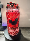 16oz LIBBY ACRYLIC - MICKEY MOUSE DUEL LAVA - WITH DECO LID