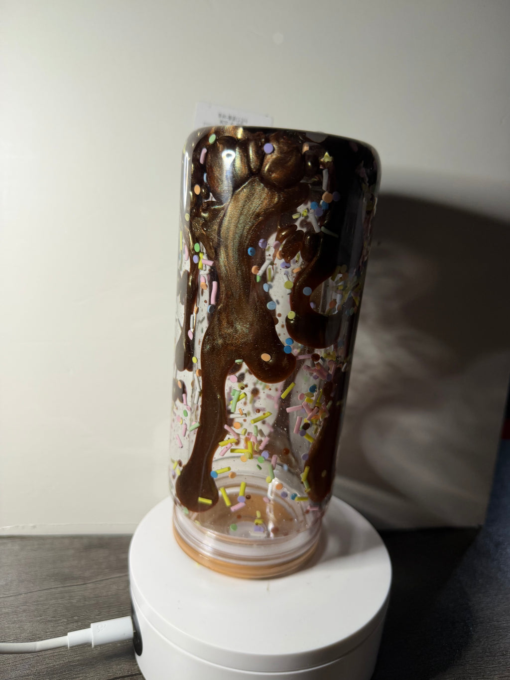 CHOCOLATE SPRINKLE DONUT w/ DECO LID - DUEL LAVA - 20OZ LIBBY CAN STYLE (Copy)