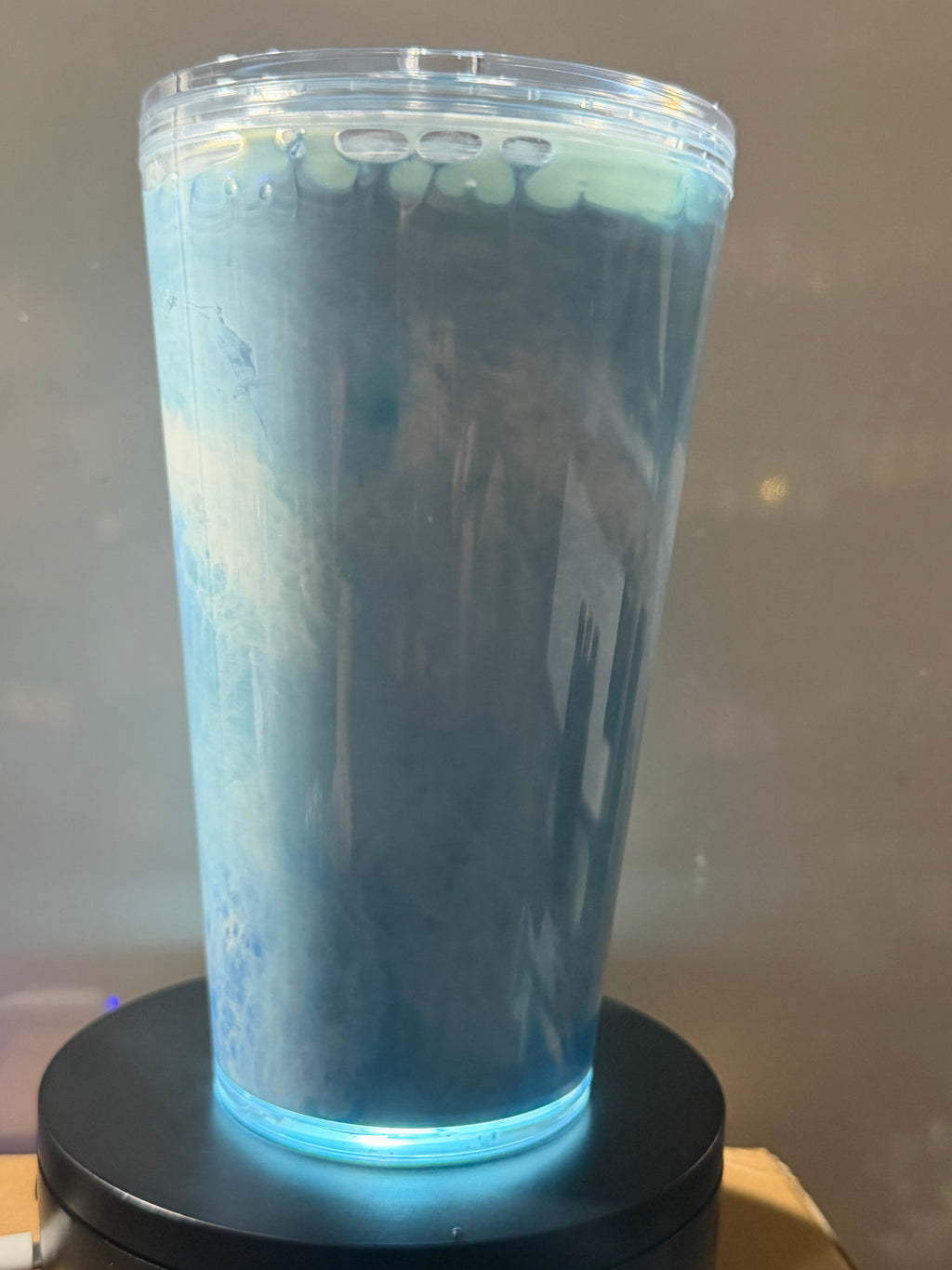 16OZ TAPERED ACRYLIC - BEACH WAVES - PAINT CUP