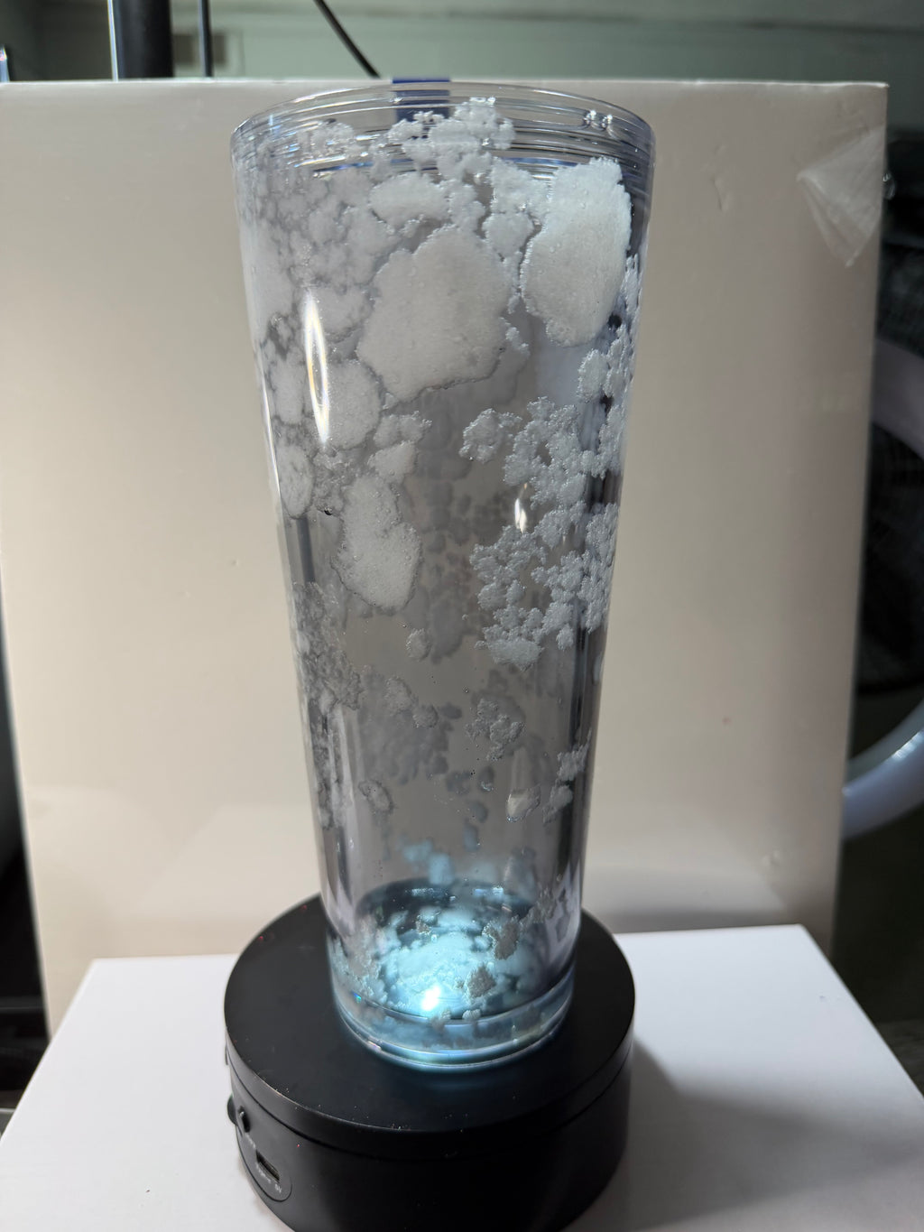 STORMY GREY SKY CLOUD WATERFALL  - 24oz TAPERED CUP
