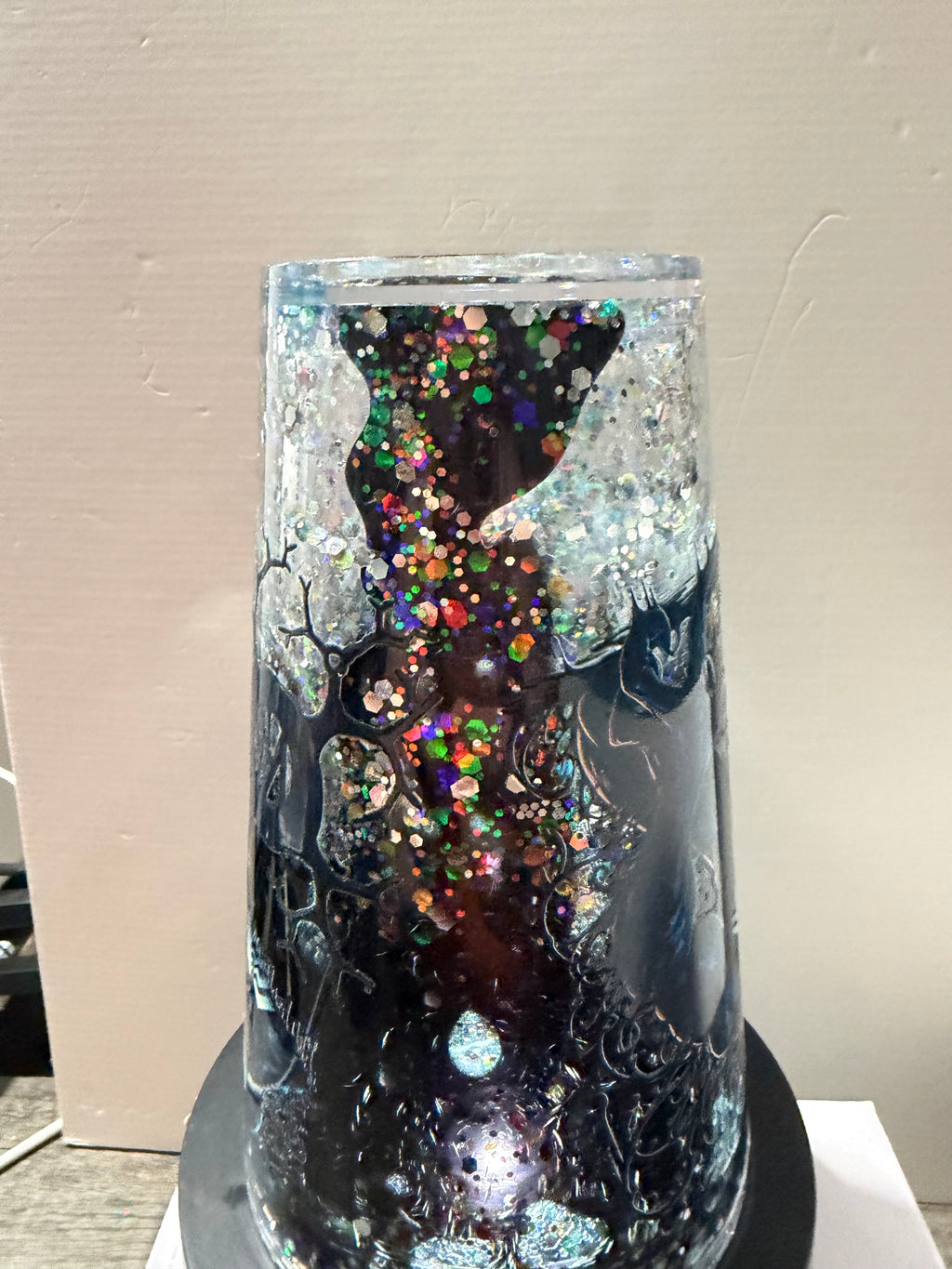16OZ TAPERED - REVERSE LAVA VENOM - WITH DECO LID