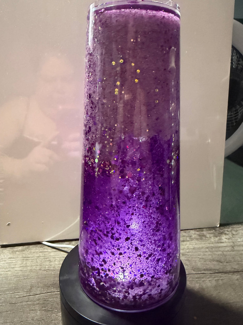 24oz TAPERED CUP - PURPLE ROYALTY - DREAMSCAPES - WITH DECO LID