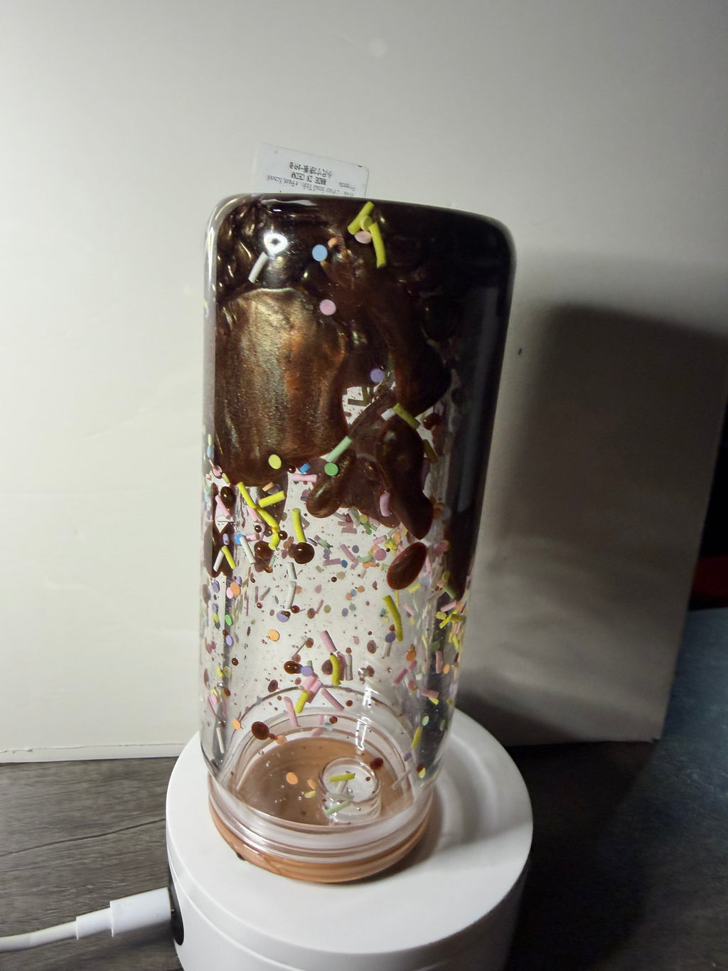 CHOCOLATE SPRINKLE DONUT w/ DECO LID - DUEL LAVA - 20OZ LIBBY CAN STYLE (Copy)