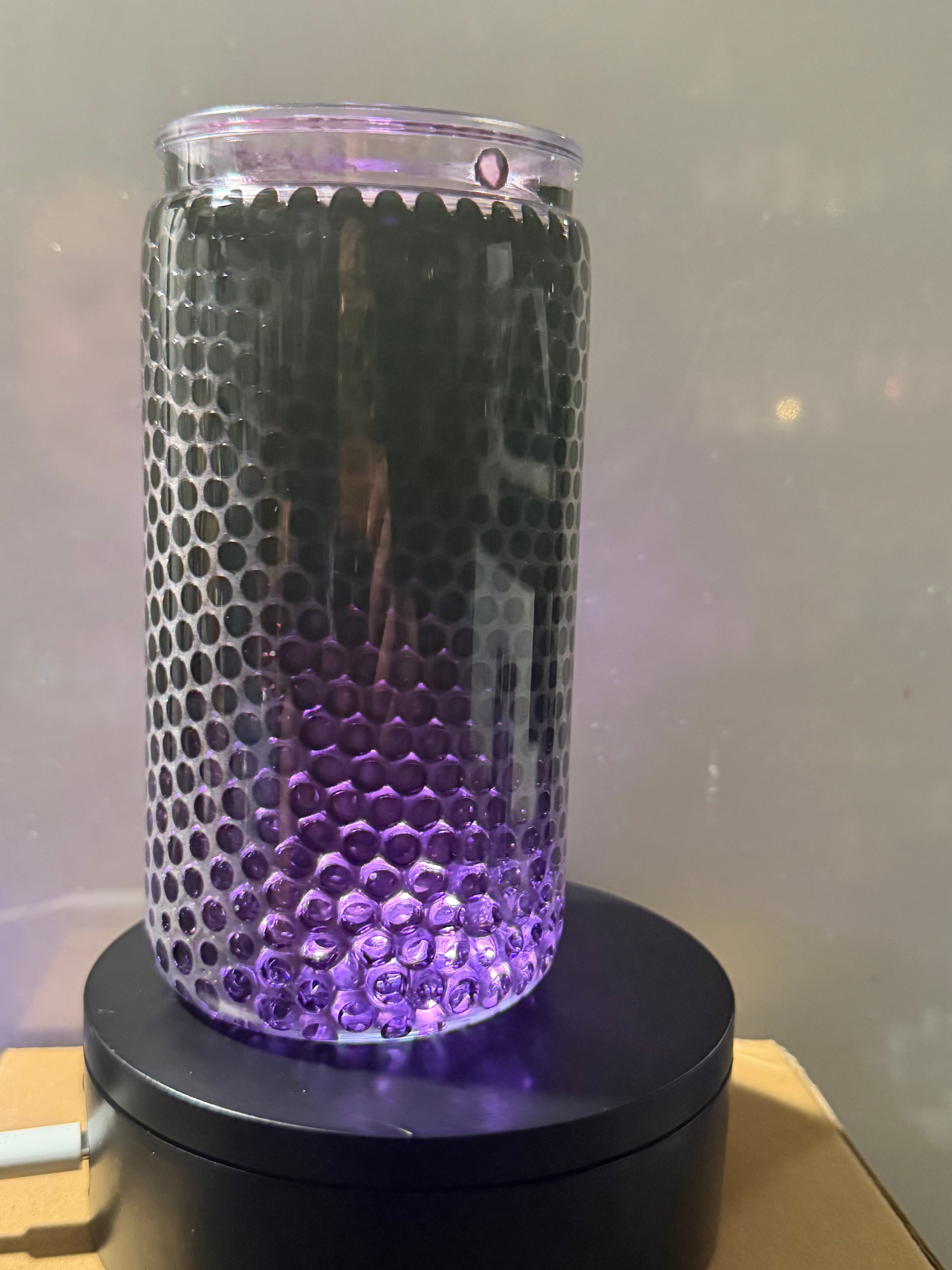 16oz LIBBY ACRYLIC - PURPLE HONEYCOMB