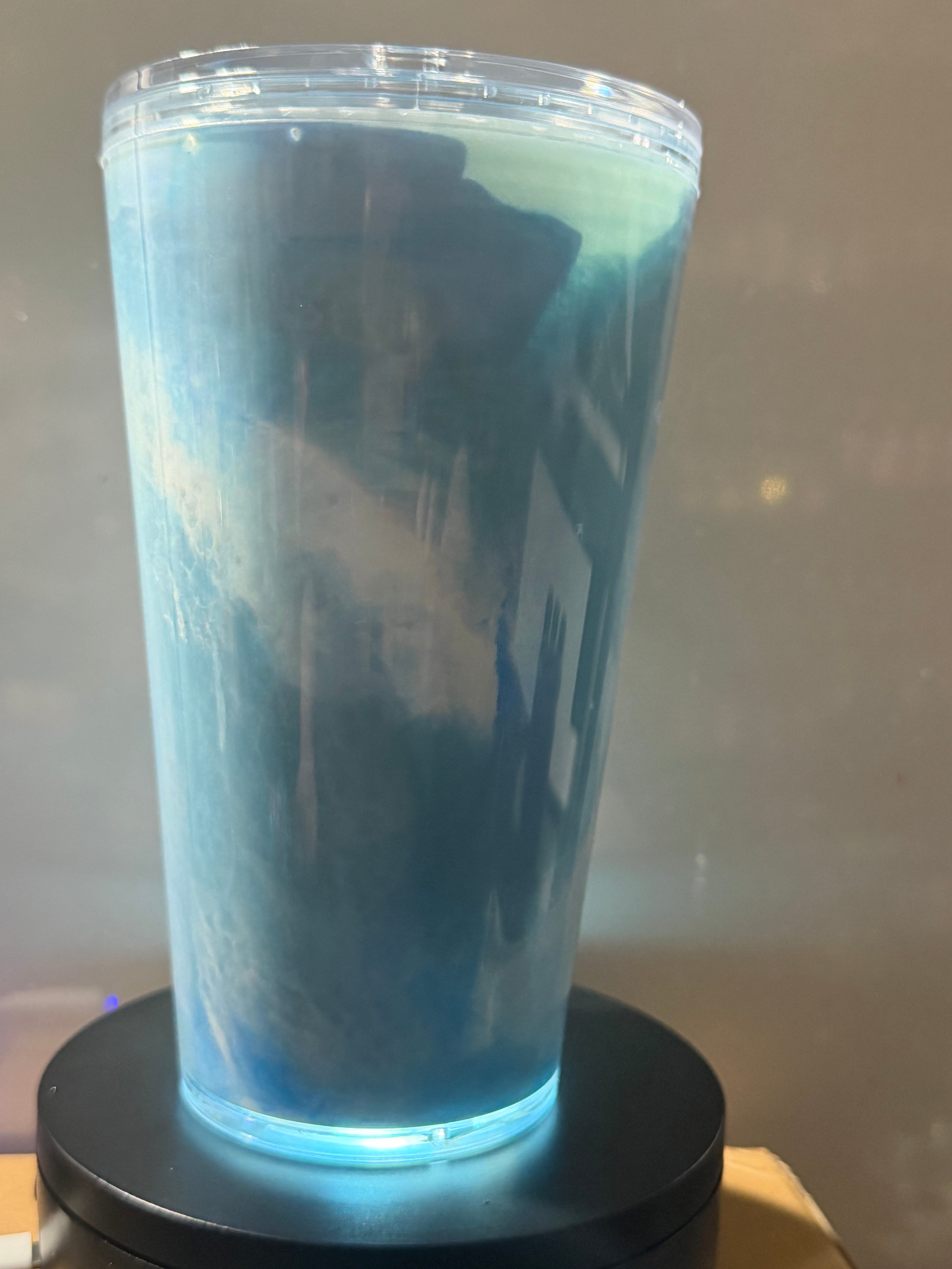 16OZ TAPERED ACRYLIC - BEACH WAVES - PAINT CUP
