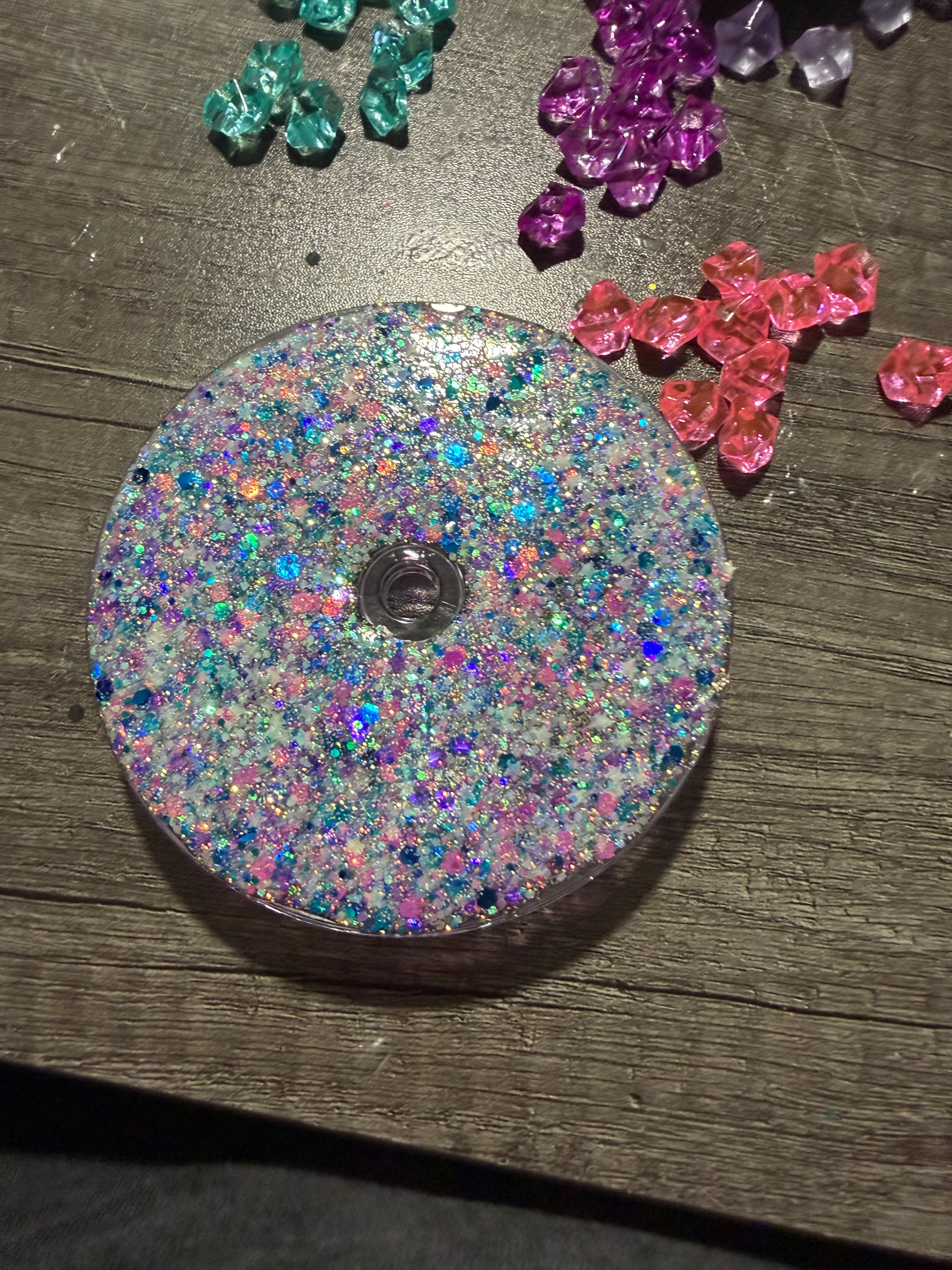 24oz TAPERED CUP - MILKYWAY GALAXAY (GLOW IN THE DARK) - DREAMSCAPES - WITH DECO LID