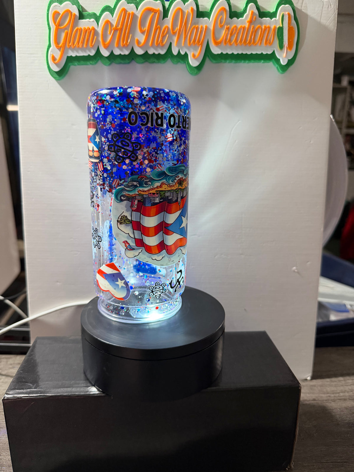 20OZ LIBBY ACRYLIC - ROYAL BLUE PUERTO RICO LAVA - DECO LID