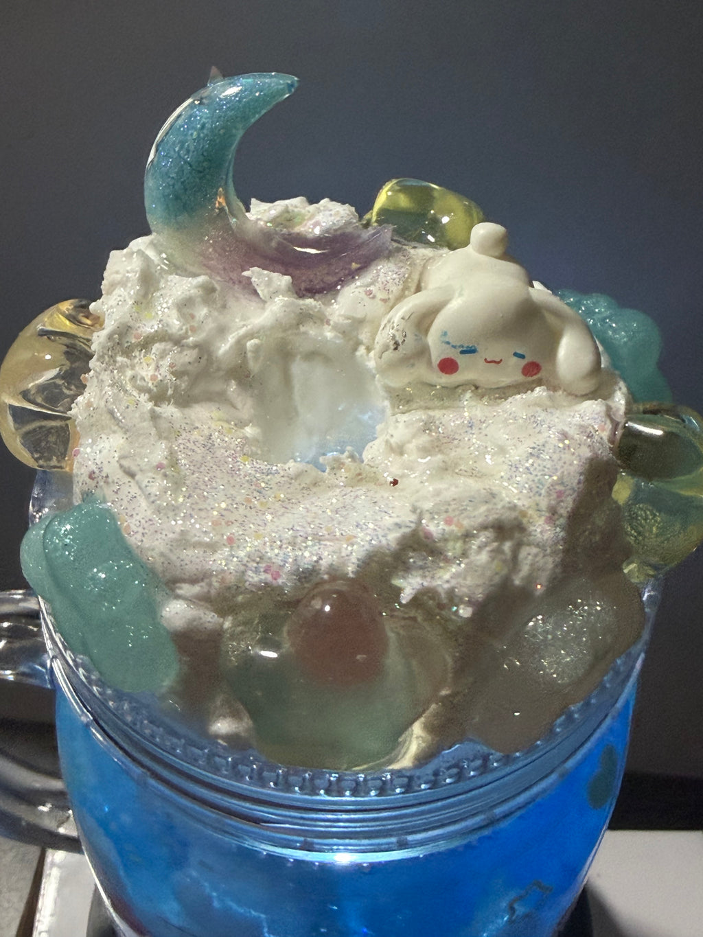 20OZ MASON ACRYLIC - CINNA CLOUD CUP - WITH DECO LID - glow
