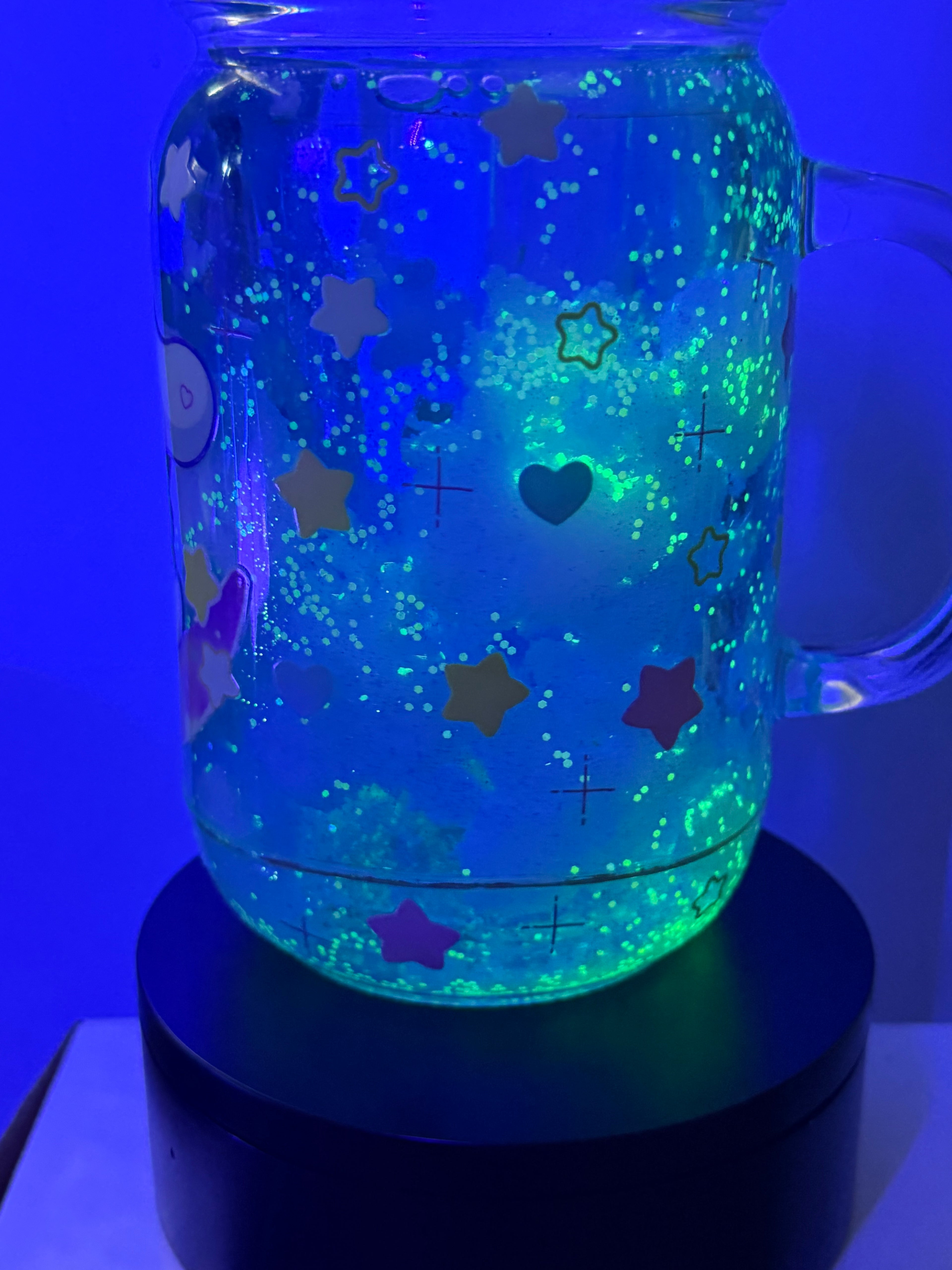 20OZ MASON ACRYLIC - CINNA CLOUD CUP - WITH DECO LID - glow
