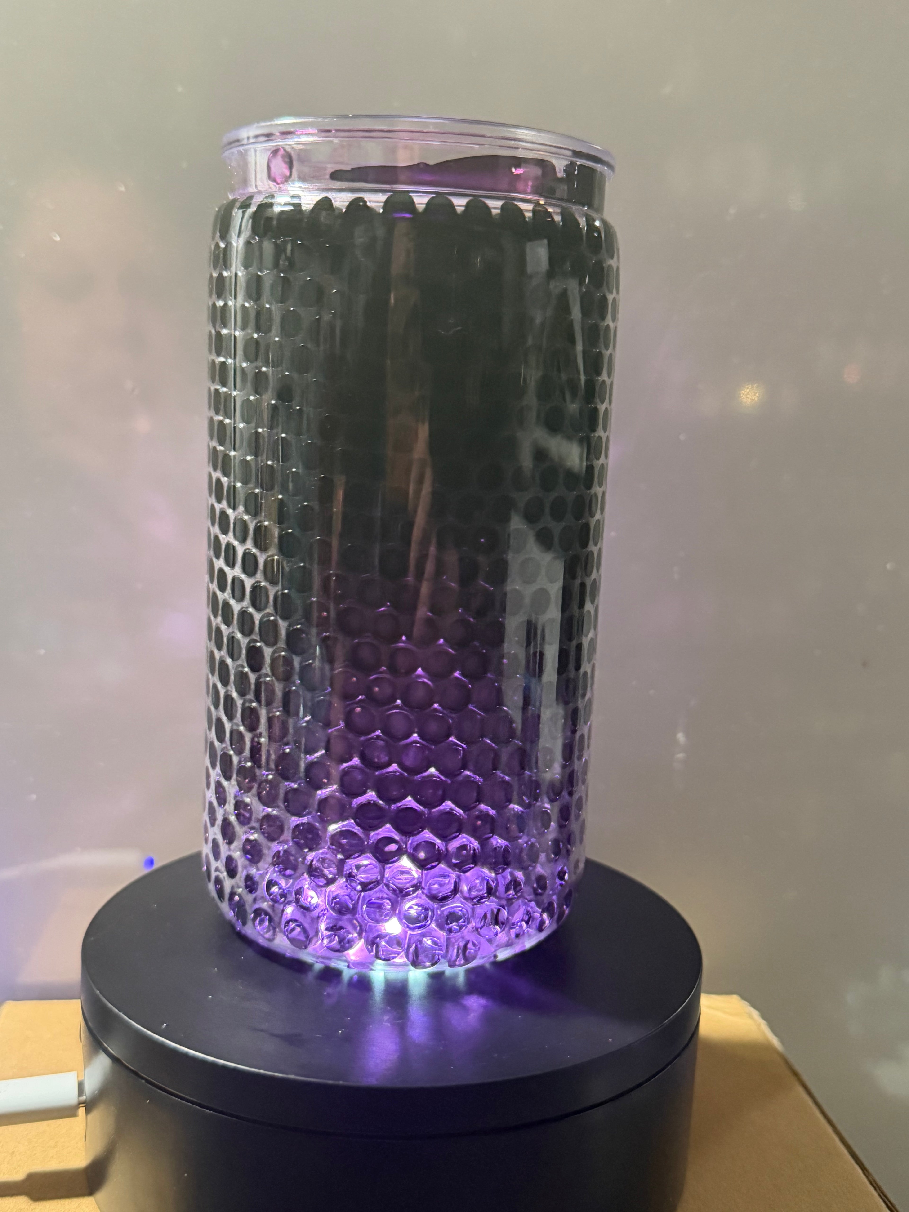 16oz LIBBY ACRYLIC - PURPLE HONEYCOMB