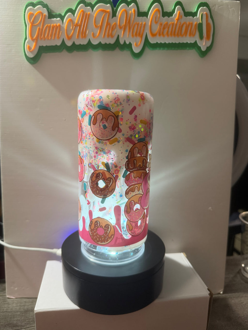 20OZ LIBBY ACRYLIC - PEARL WHITE MY MELODY LAVA - DECO LID