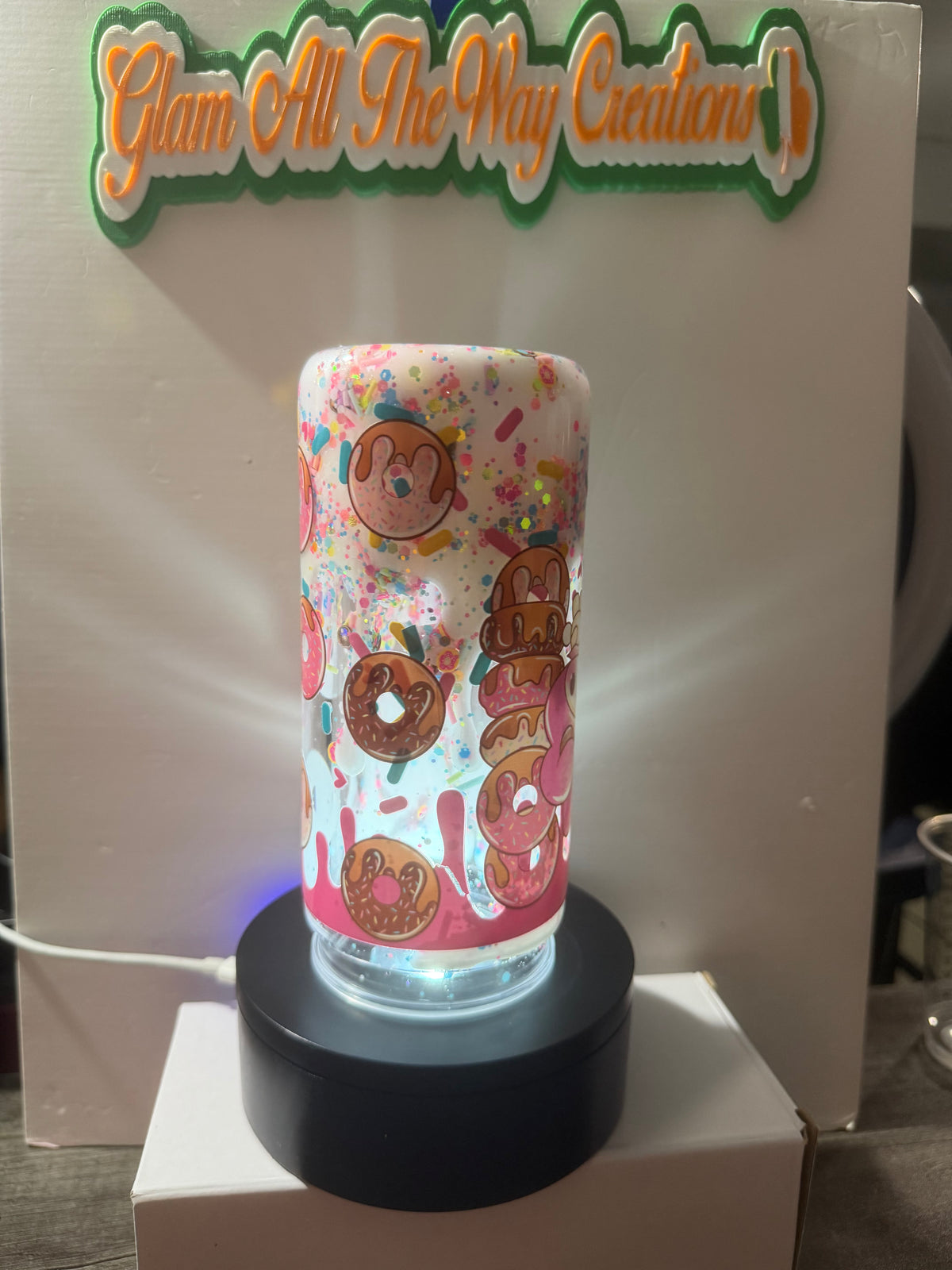 20OZ LIBBY ACRYLIC - PEARL WHITE MY MELODY LAVA - DECO LID