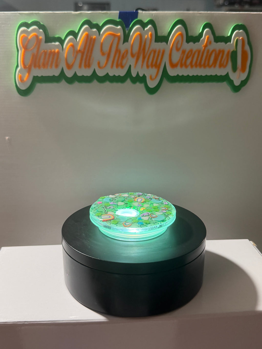 20OZ LIBBY ACRYLIC - MINT GREEN LAVA - LUCKY CHARMS - DECO LID