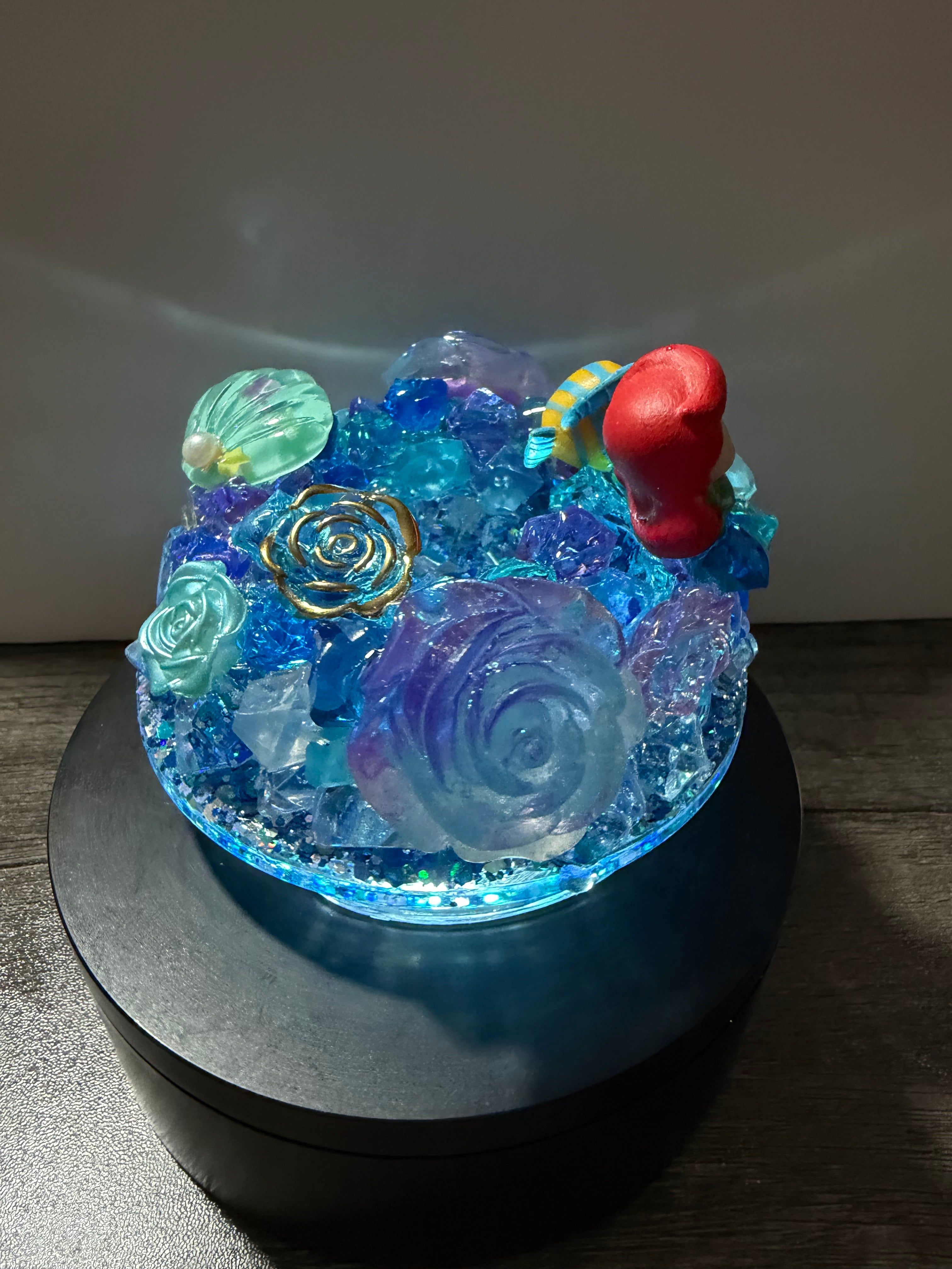 24oz TAPERED CUP - PRINCESS - ARIEL DREAMSCAPES WITH DECO LID