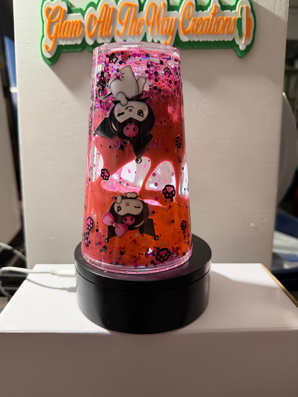 16OZ TAPERED - PINK MY MELODY LAVA - WITH DECO LID