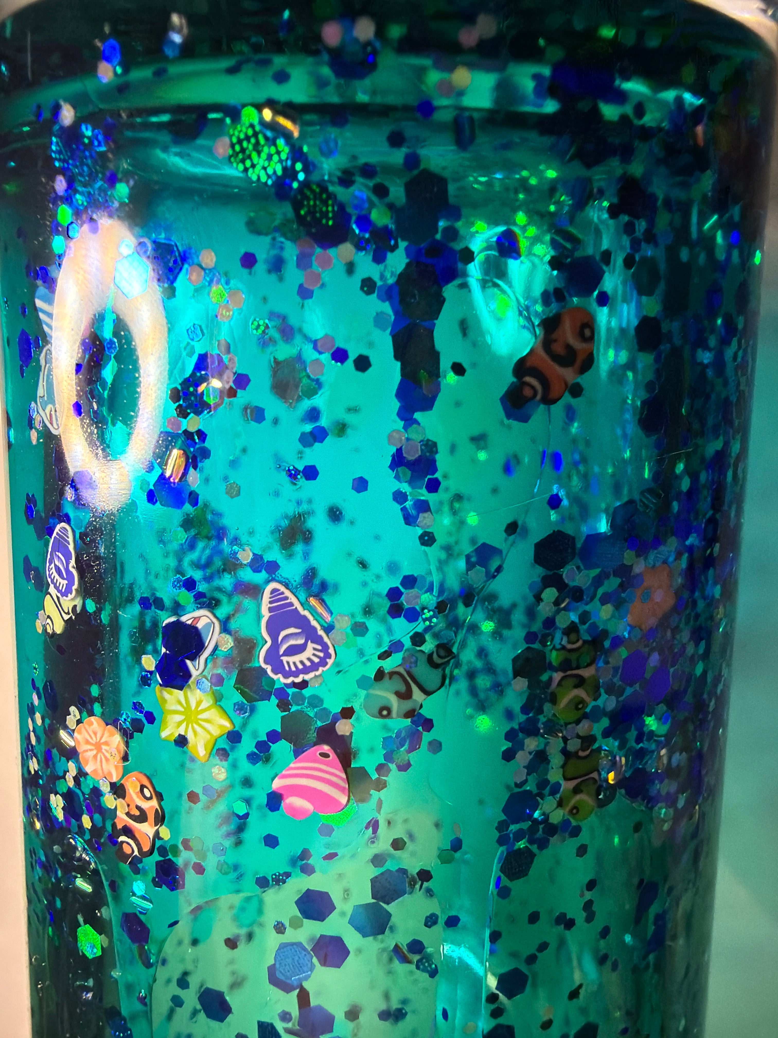 Duel lava Aquarium cup - Acrylic 24oz - GLOW