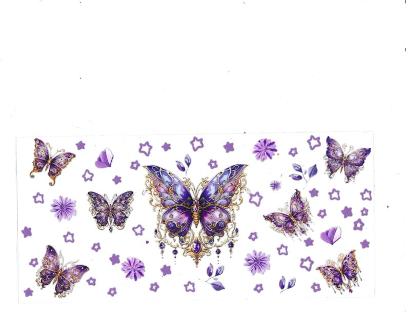 #1207 BUTTERFLIES/FLOWERS
