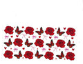 #1208 BUTTERFLIES/FLOWERS