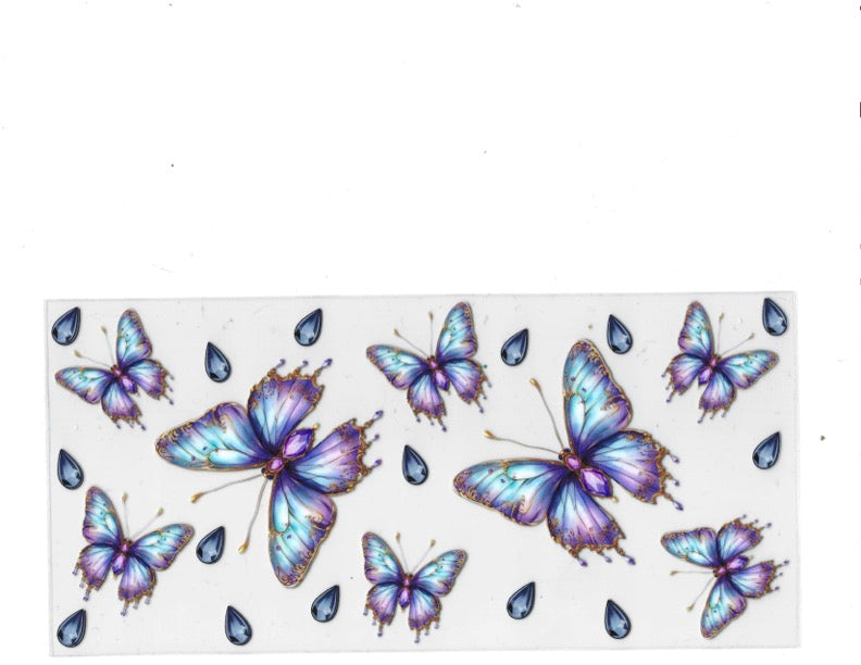 #1211 BUTTERFLIES/FLOWERS