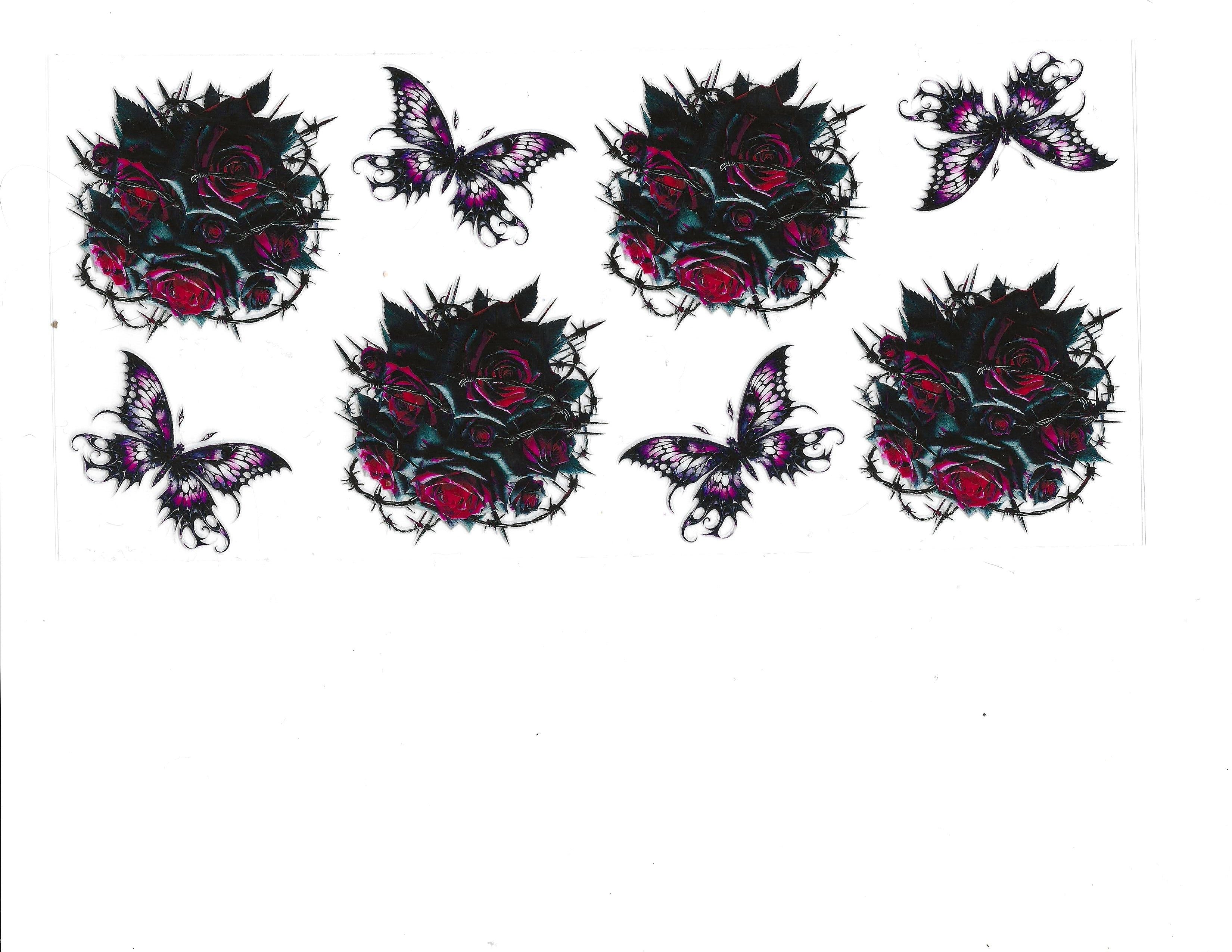 #1213 BUTTERFLIES/FLOWERS