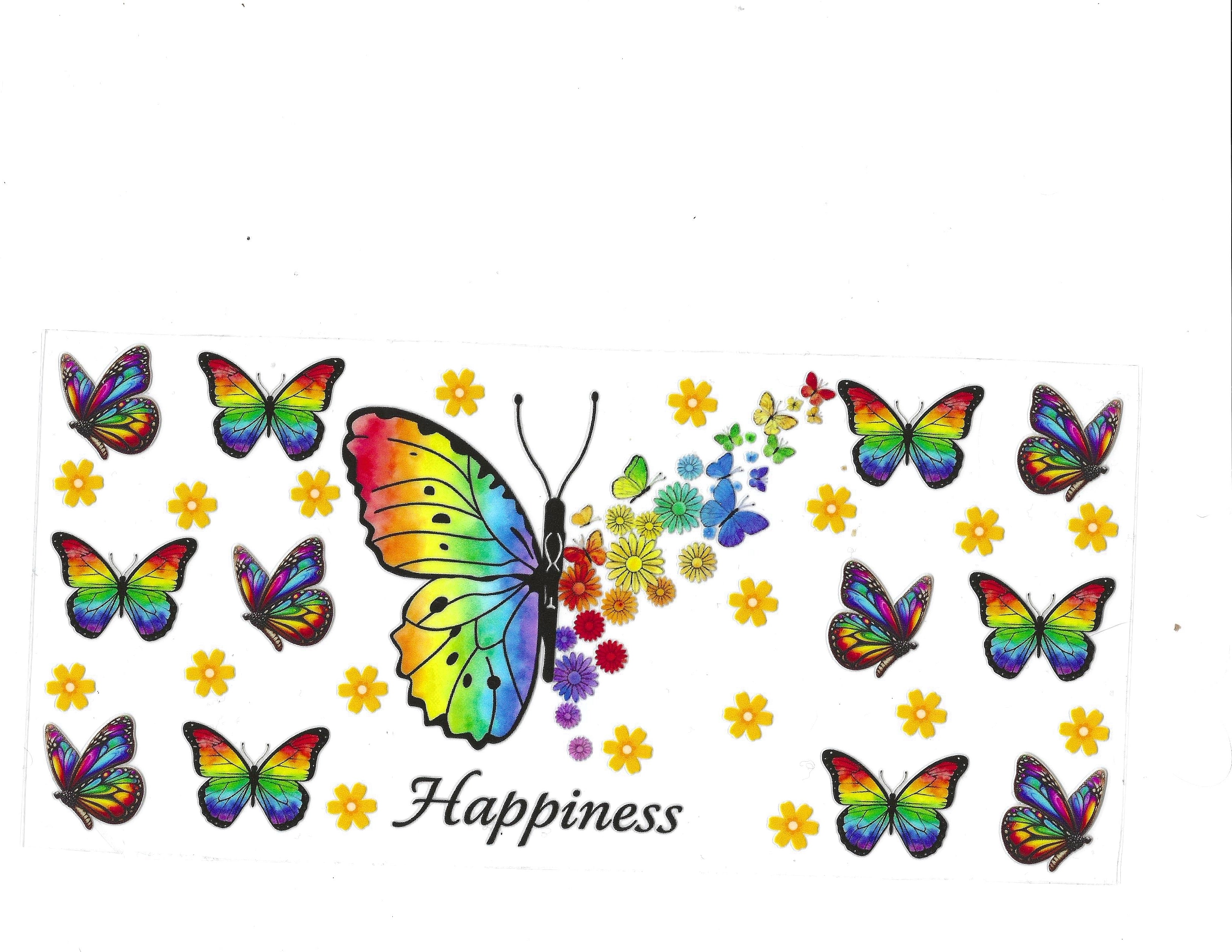 #1221 BUTTERFLIES/FLOWERS