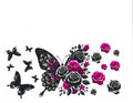#1225 BUTTERFLIES/FLOWERS