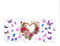 #1226 BUTTERFLIES/FLOWERS