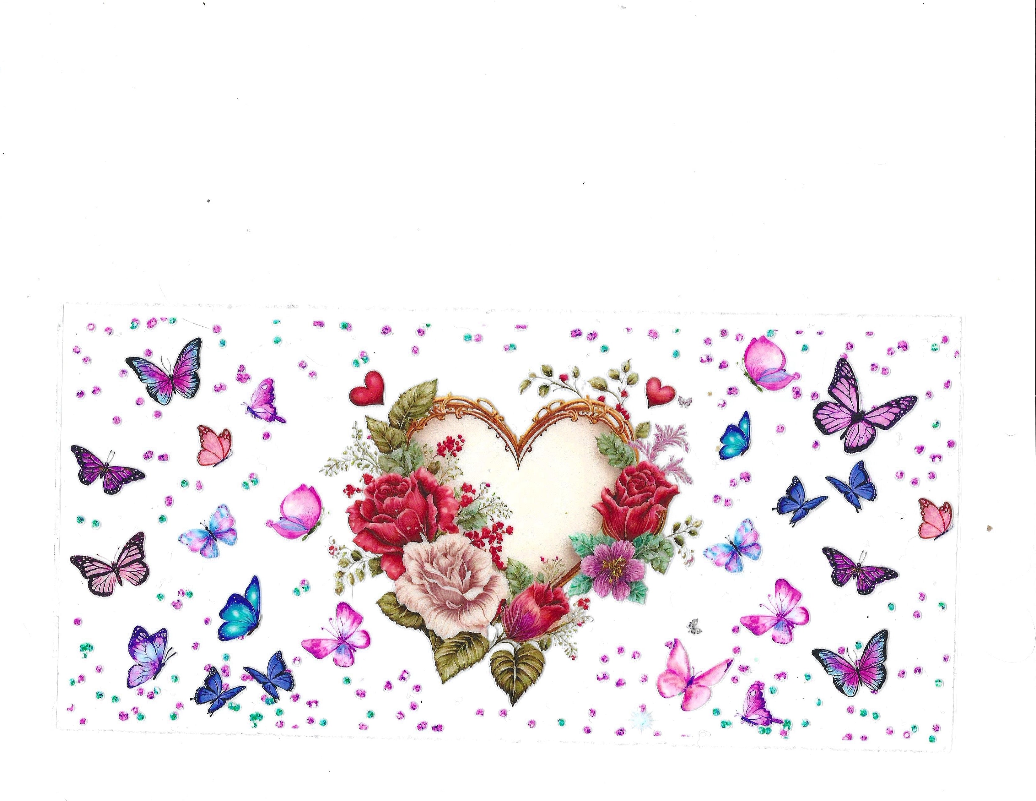 #1226 BUTTERFLIES/FLOWERS