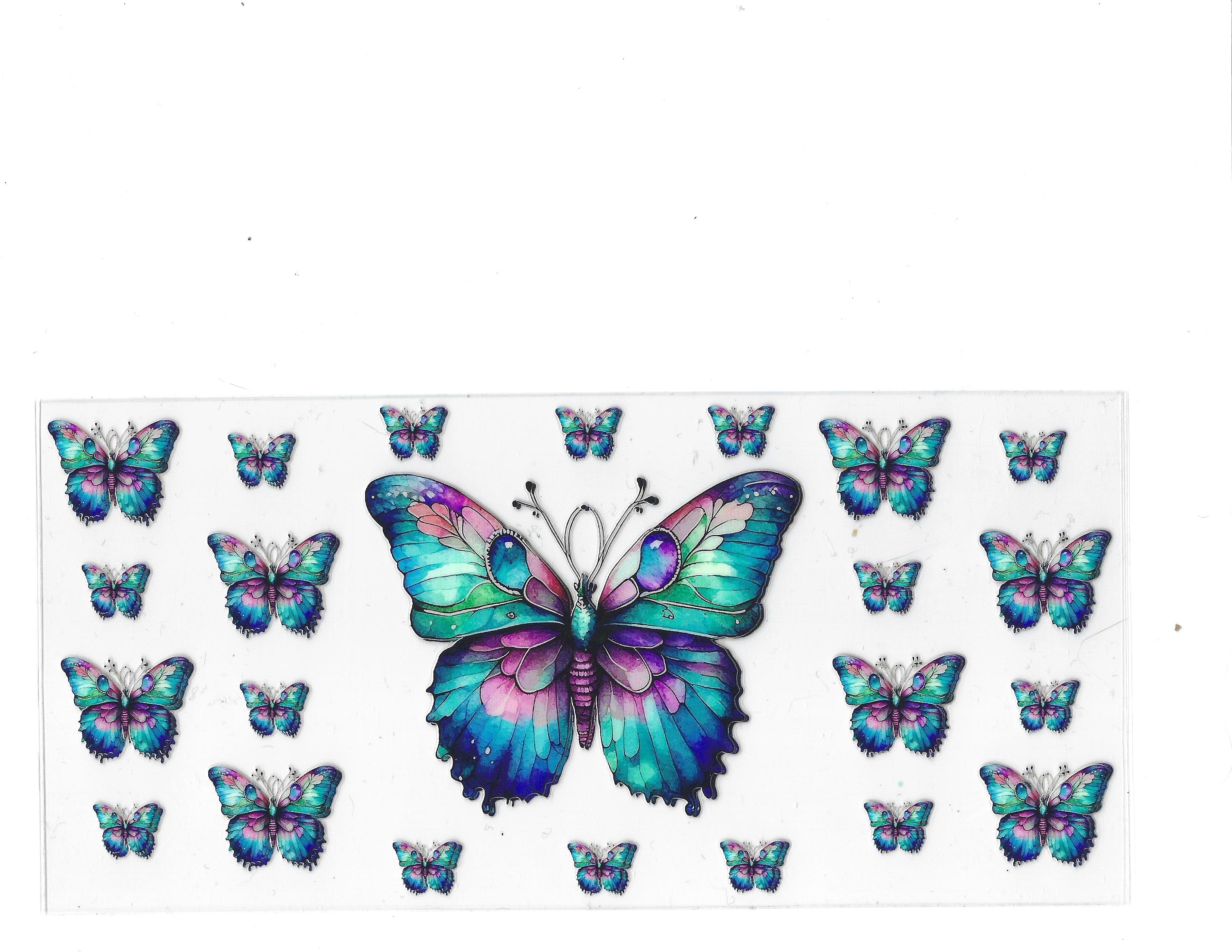 #1227 BUTTERFLIES/FLOWERS