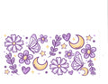 #1258 BUTTERFLIES/FLOWERS