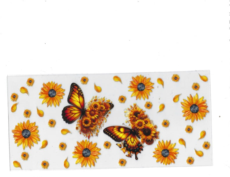 #1205 BUTTERFLIES/FLOWERS