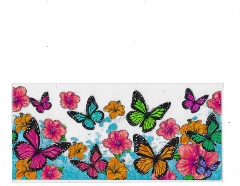 #1206 BUTTERFLIES/FLOWERS