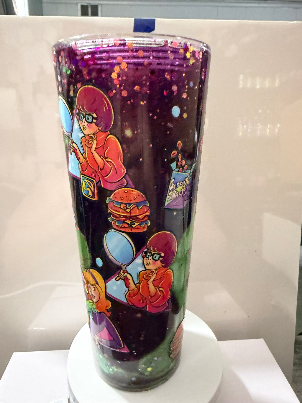 Zoinks! - Acrylic 24oz - Scooby doo purple and neon green duel lava