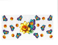 #1890 - BUTTERFLIES/FLOWERS