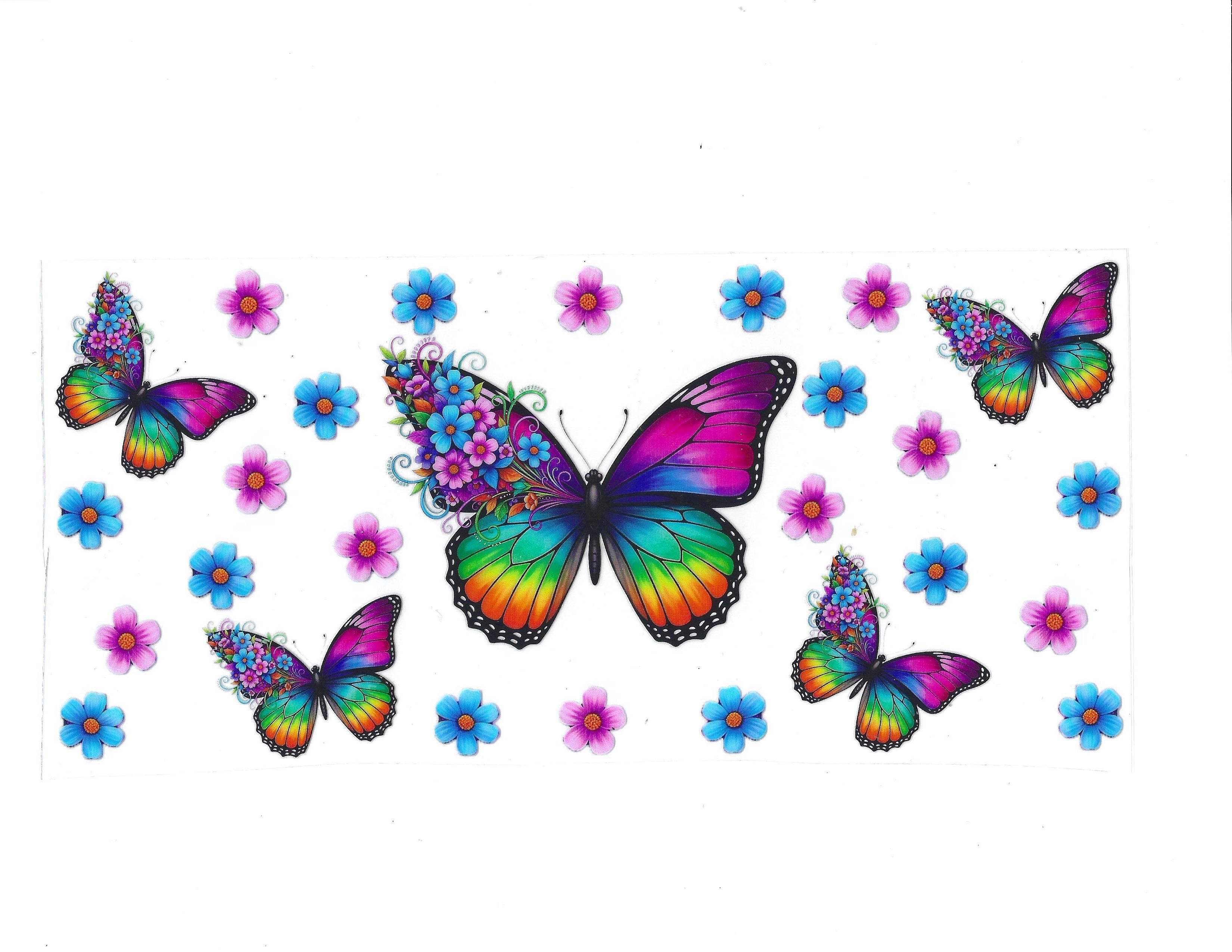 #1894 - BUTTERFLIES/FLOWERS