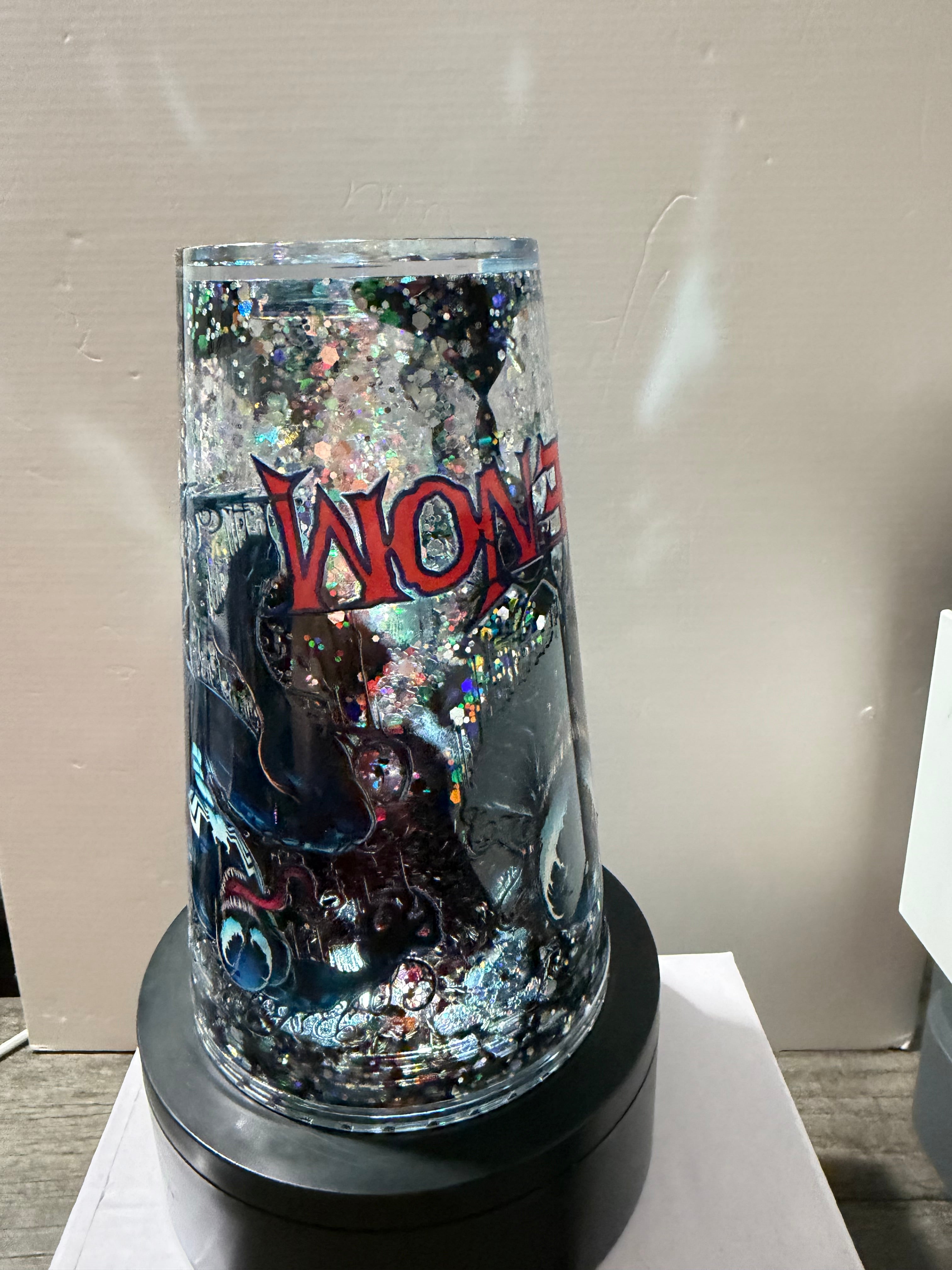 16OZ TAPERED - REVERSE LAVA VENOM - WITH DECO LID