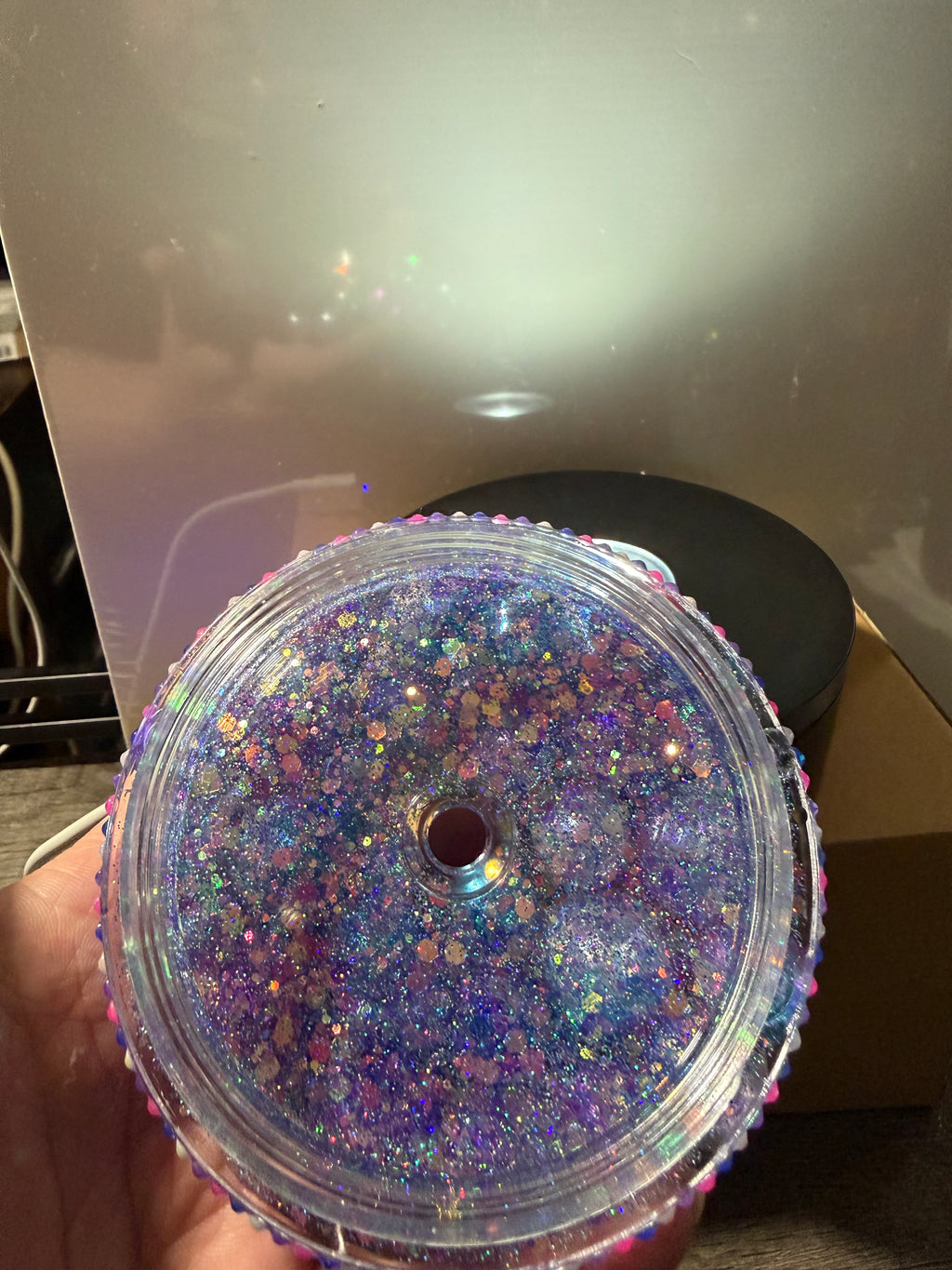 24oz TAPERED CUP - MERMAID BEACH DREAMSCAPES w/ DECO LID