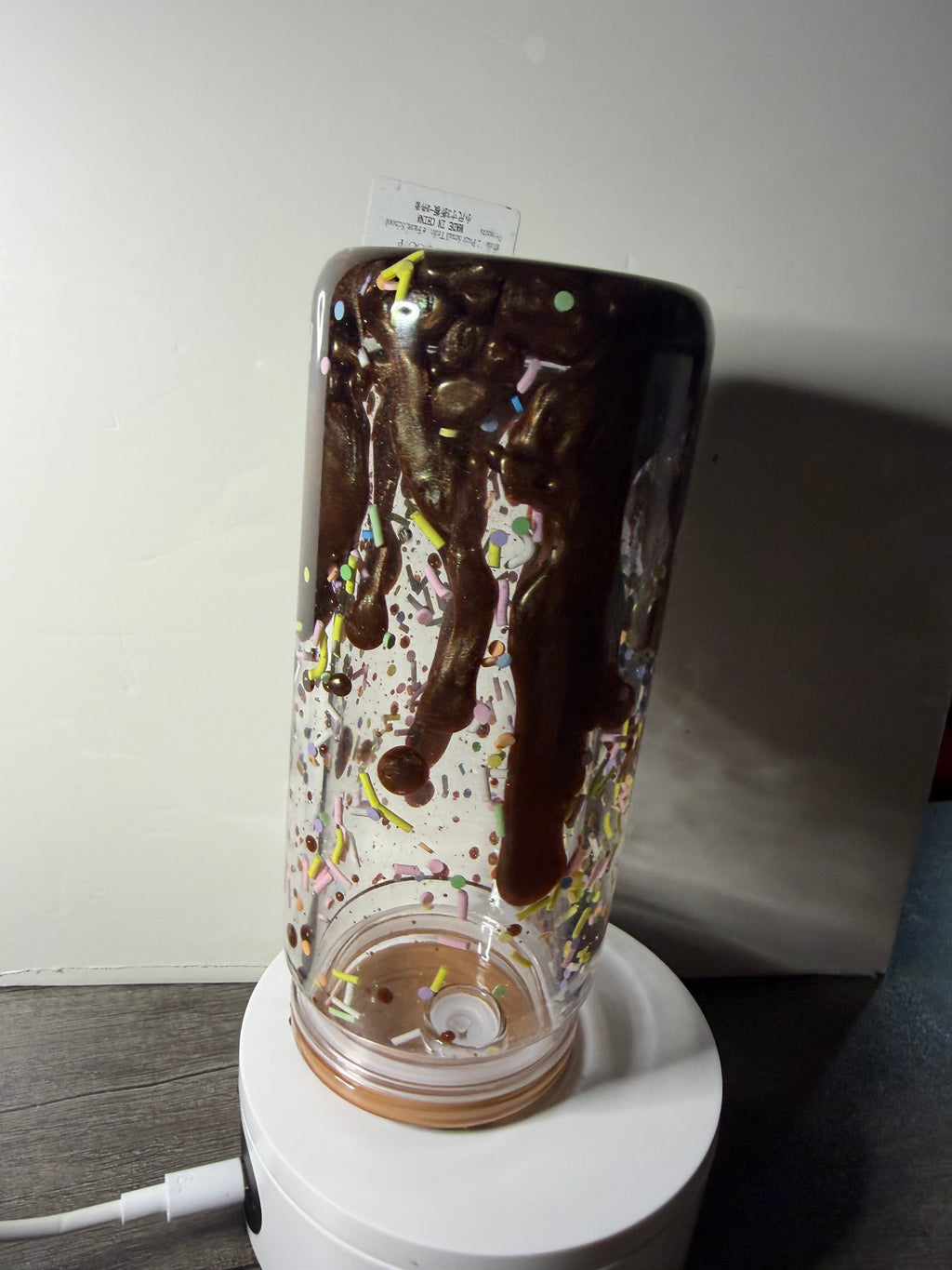 CHOCOLATE SPRINKLE DONUT w/ DECO LID - DUEL LAVA - 20OZ LIBBY CAN STYLE (Copy)
