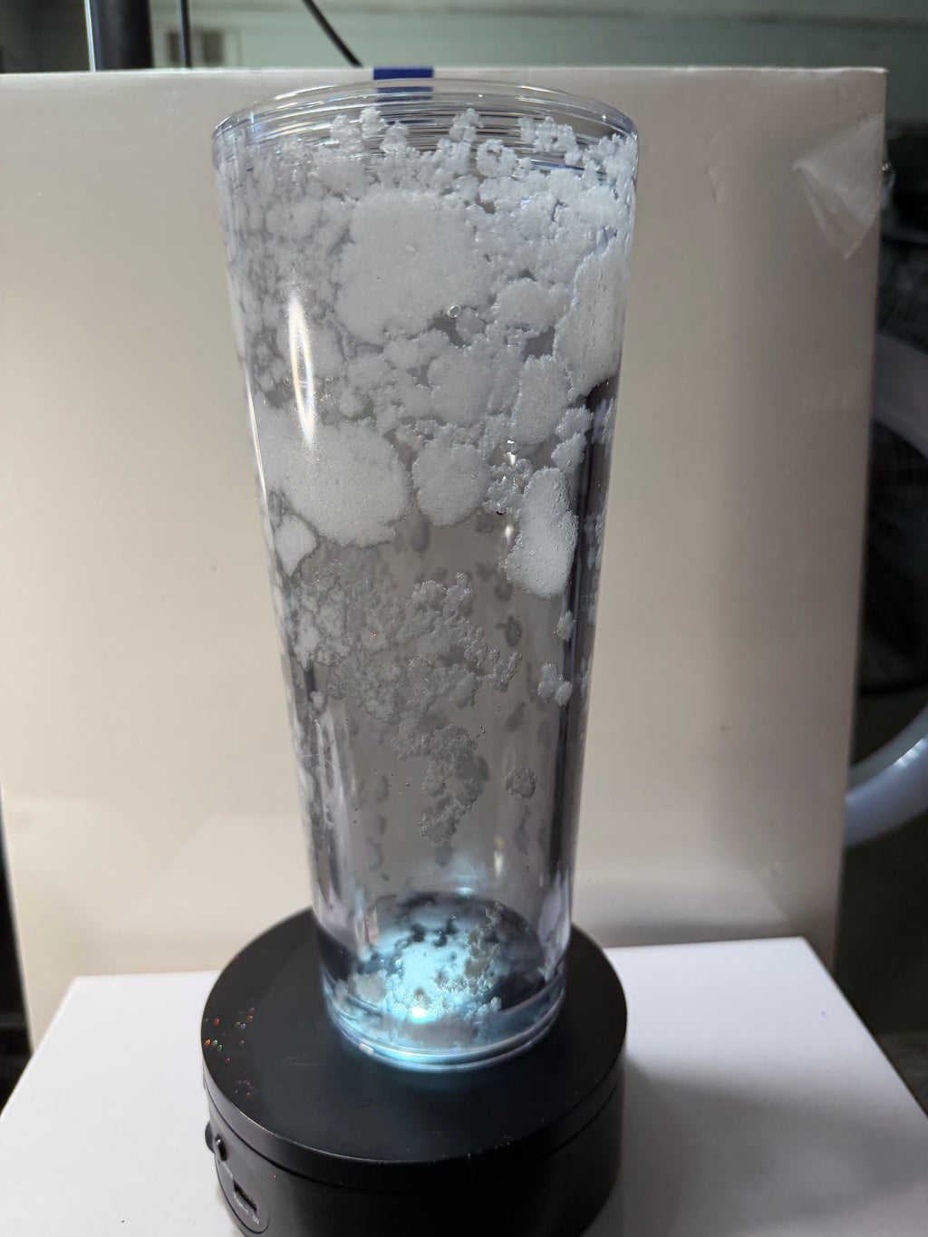 STORMY GREY SKY CLOUD WATERFALL  - 24oz TAPERED CUP
