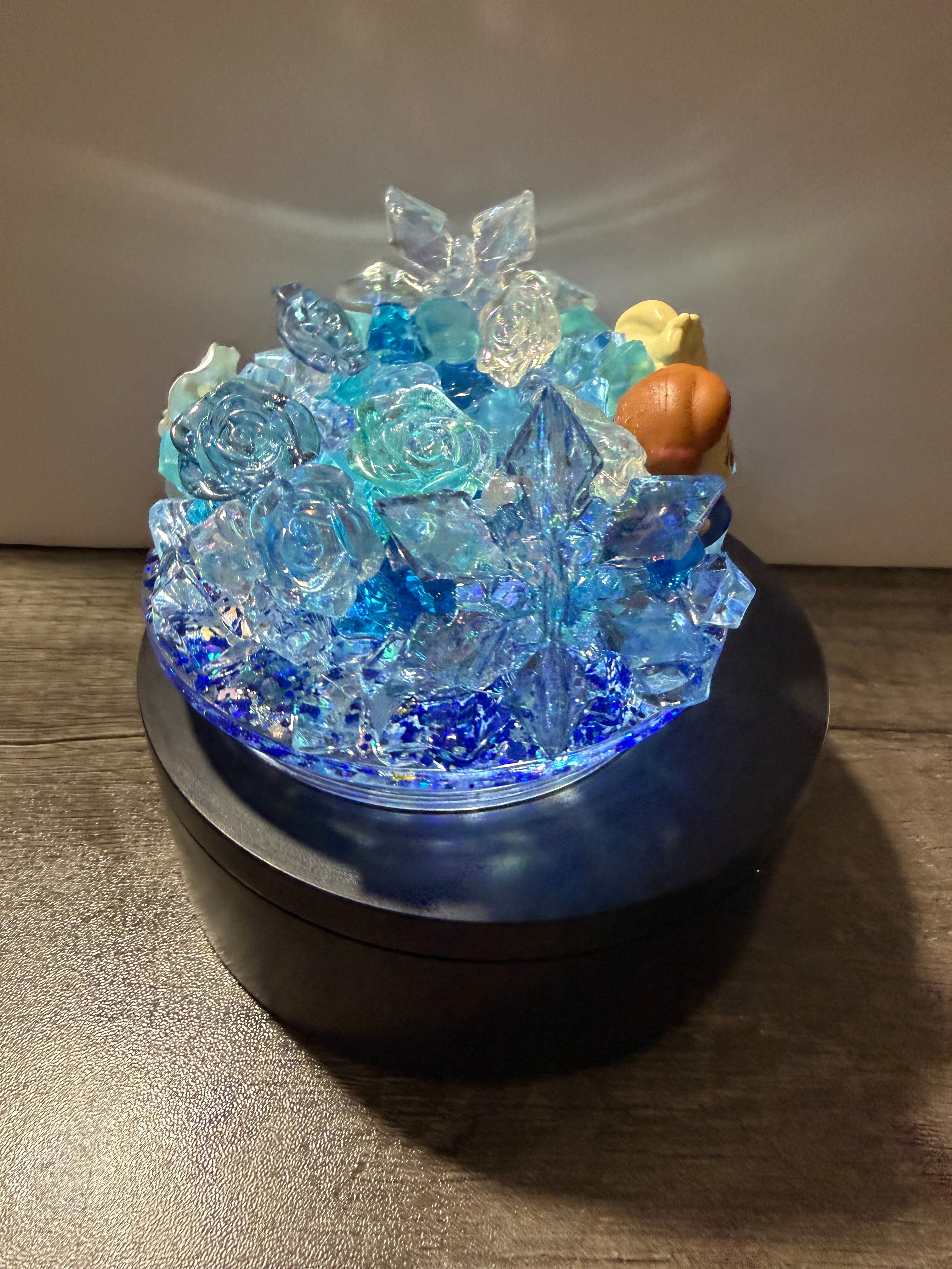 24oz TAPERED CUP - PRINCESS - ELSA/ANNA DREAMSCAPES WITH DECO LID