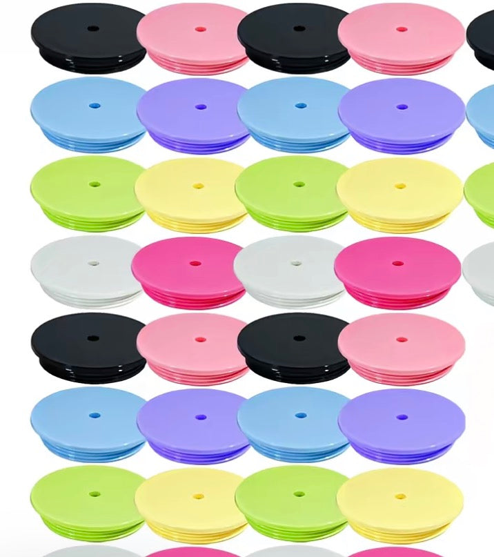 Colored Acrylic Lids for 16 & 24oz tapered style only