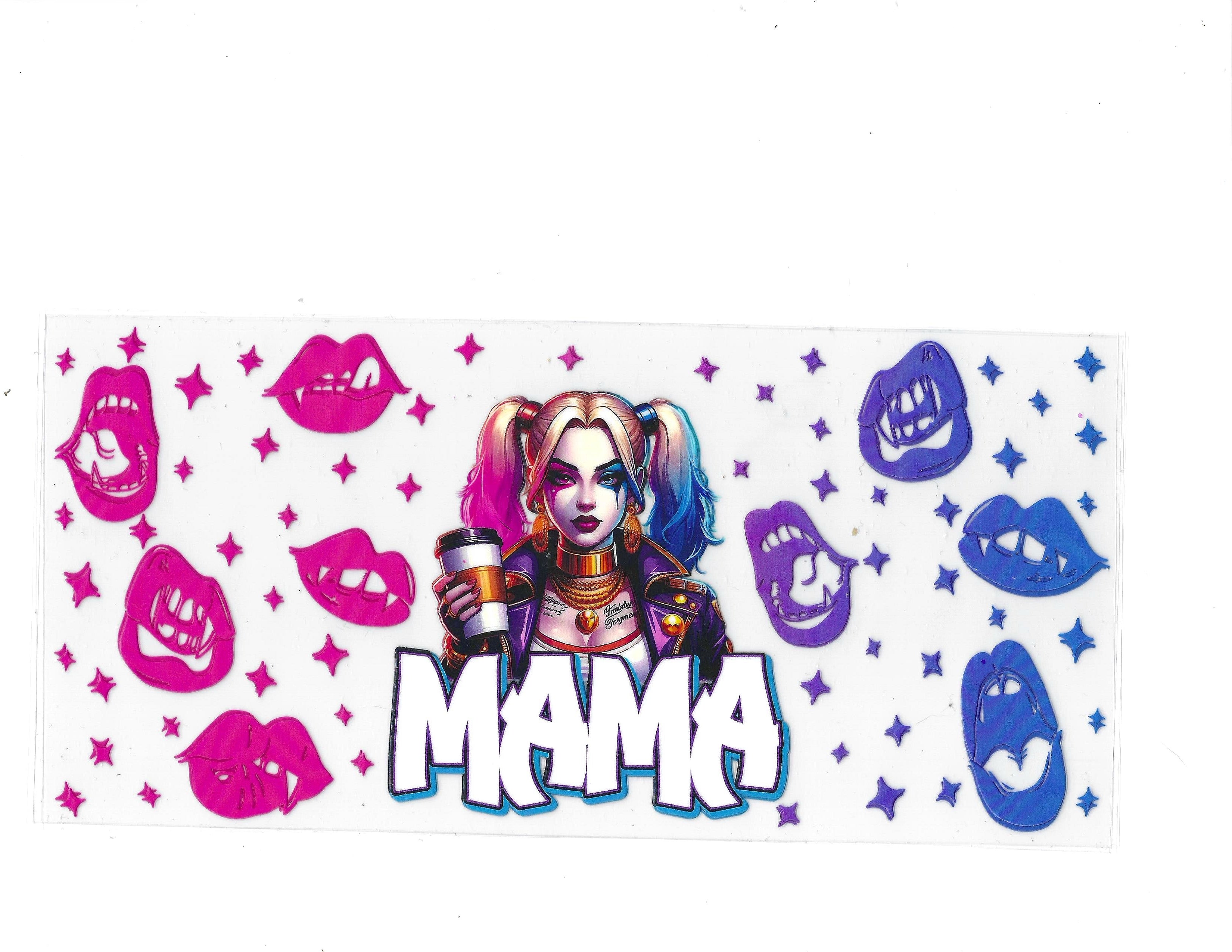 #2418 - HALLOWEEN - HARLEY QUINN MAMA