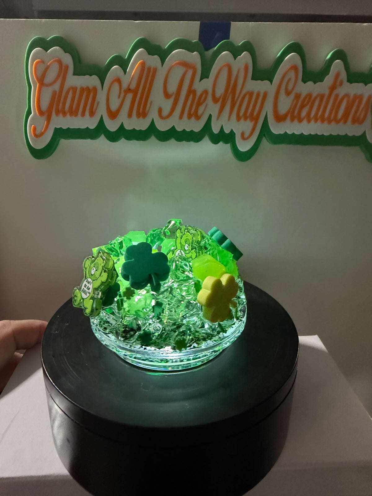 16oz LIBBY HANDLED ACRYLIC - “DONT BE AN AHOLE BEAR” LAVA - DECO LID