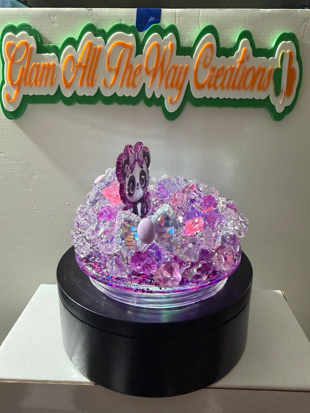 16OZ TAPERED - OMBRE DRY GLITTER “SASSHOLE” CUP - WITH DECO LID