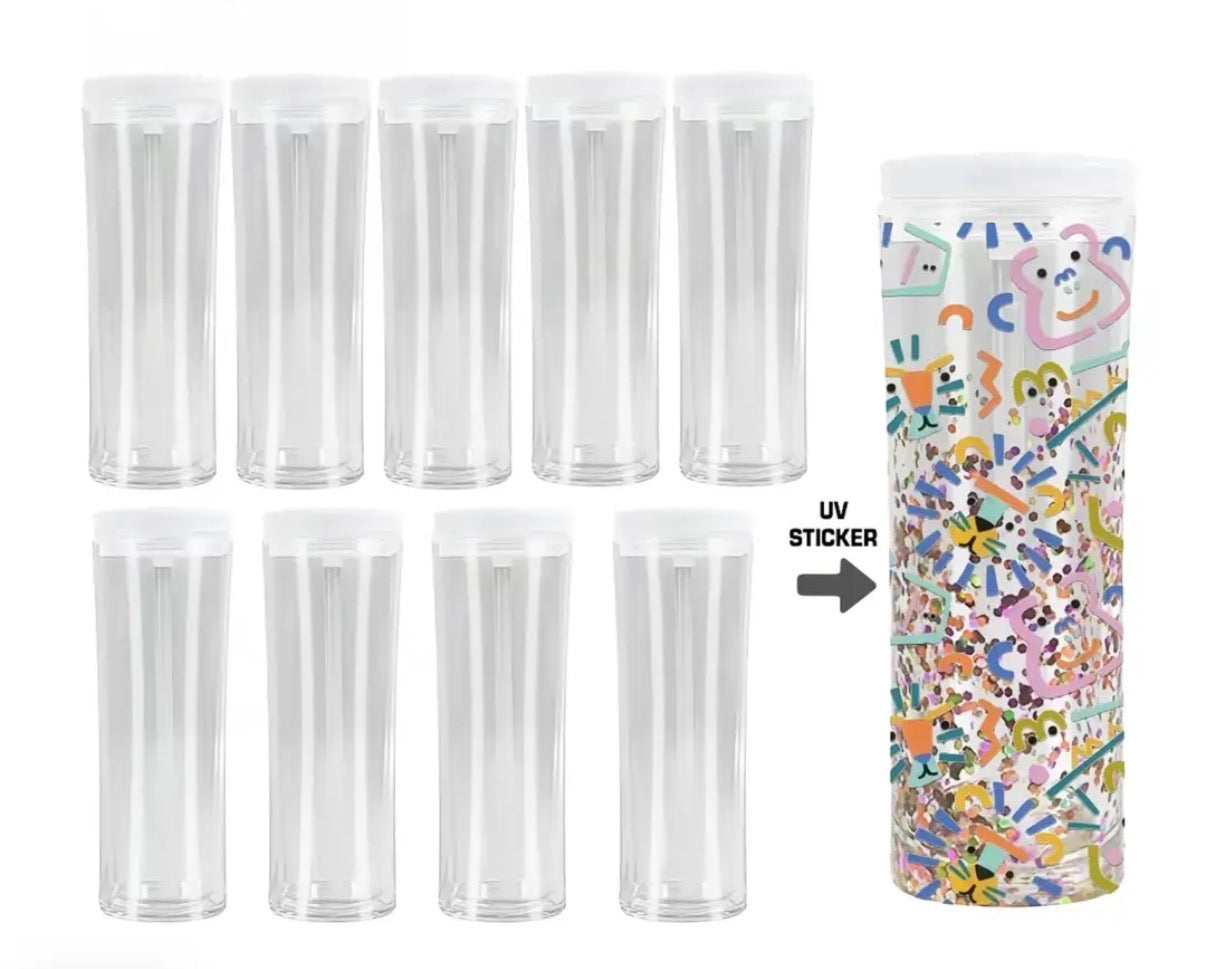 20oz Acrylic Snowglobe Straight