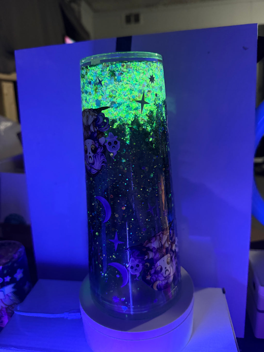 Duel lava Aquarium cup - Acrylic 24oz - GLOW